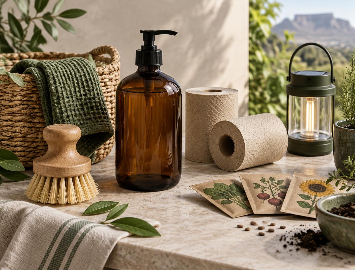 Selection of sustainable household and garden products